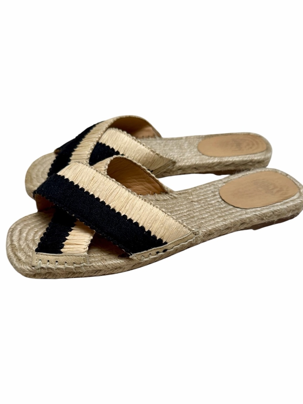Castañer Priscilla Cross Strap Espadrille Slide Sandals EU 37